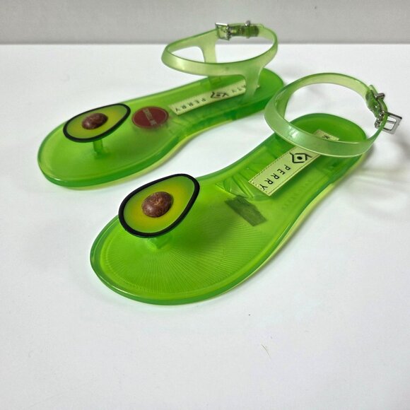 Katy Perry Womens 5 The Geli Sandals Green Avocado - Picture 1 of 8